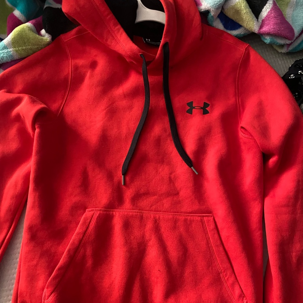 Under amour red hoodie